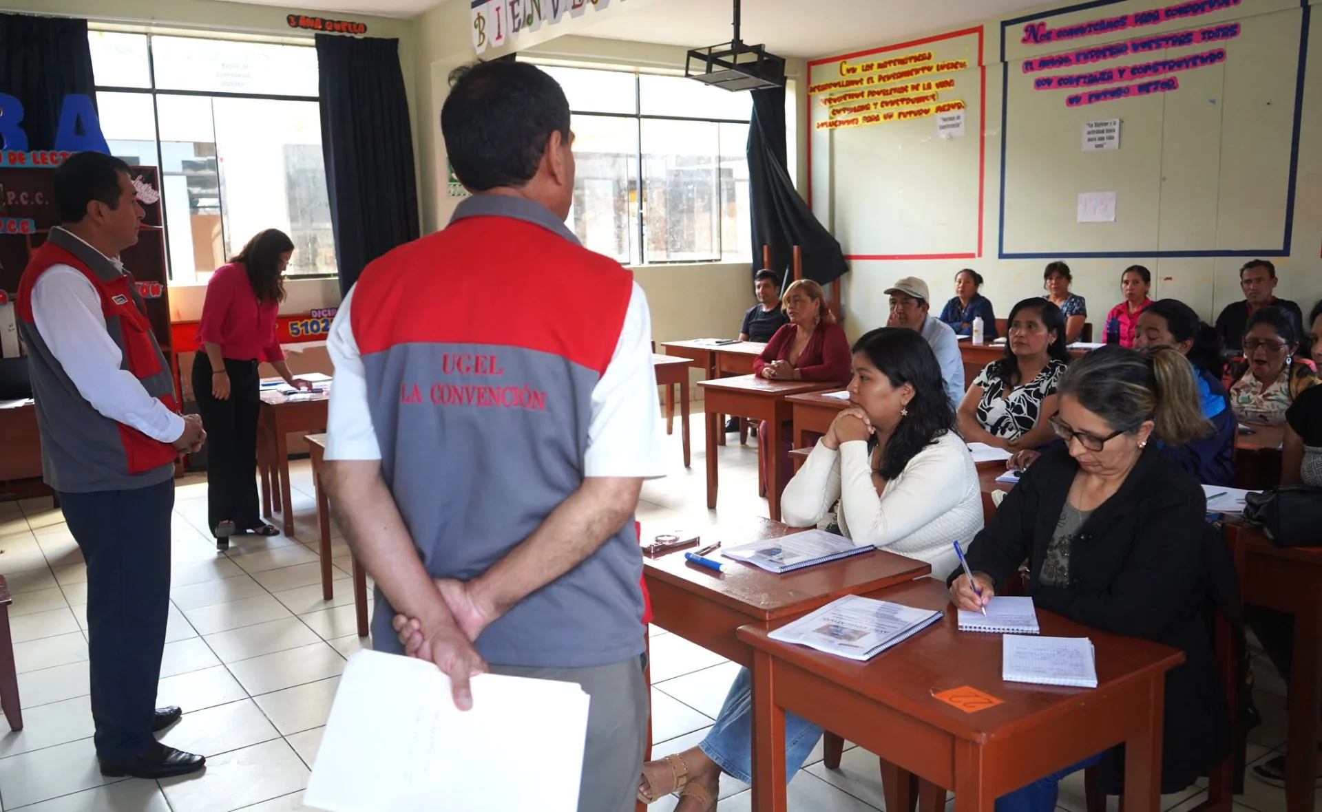 UGEL LC desarrolla con exito el primer dia de la III Tercera Asistencia tecnica del proyecto AYNI para fortalecer las practicas pedagógicas