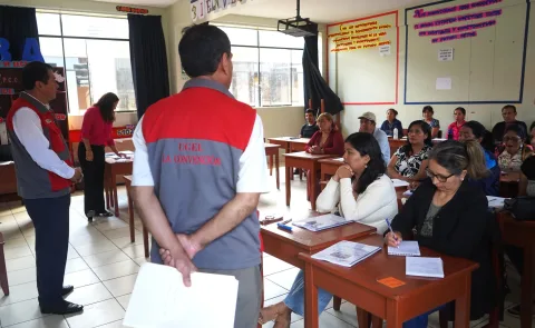 UGEL LC desarrolla con exito el primer dia de la III Tercera Asistencia tecnica del proyecto AYNI para fortalecer las practicas pedagógicas